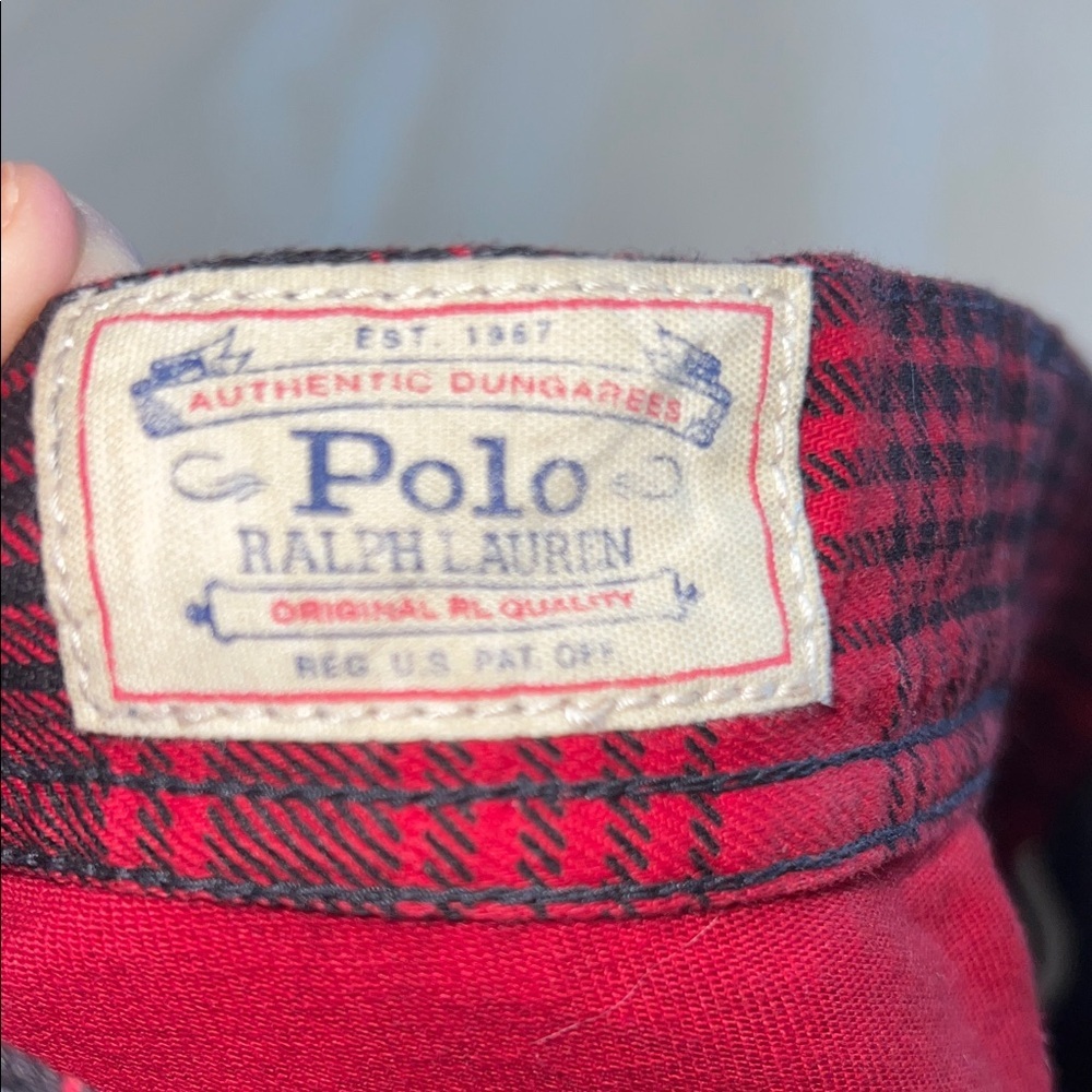 Polo by Ralph Lauren Black and Red Plaid Skinny Jeans - Picture 5 of 8